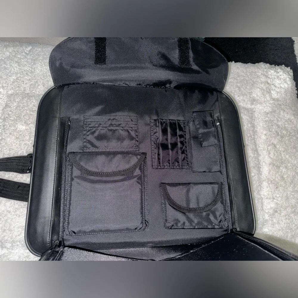 Dell Genuine Leather Black Laptop Bag-Preloved